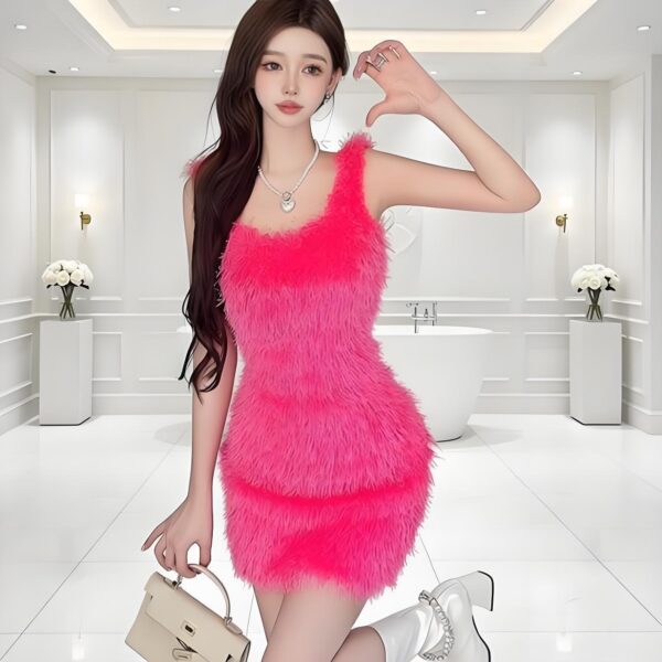 01 Plush camisole dress