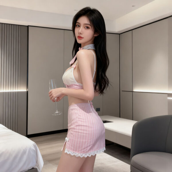 O1CN01cI0aj222I1aa87a8q_!!2216028027096-0-cib Sexy lingerie uniform hip skirt set